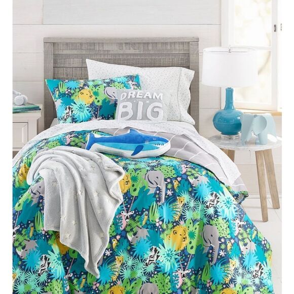 Charter Club Kids Jungle 3-Pc. Cotton Comforter Set, Twin - Picture 1 of 5